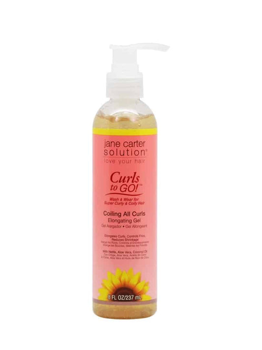 Jane Carter Solution Curls To Go! Coiling All Curls Elongating Gel 8 oz