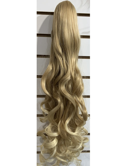 Long Wavy Synthetic Hair Pony Tail