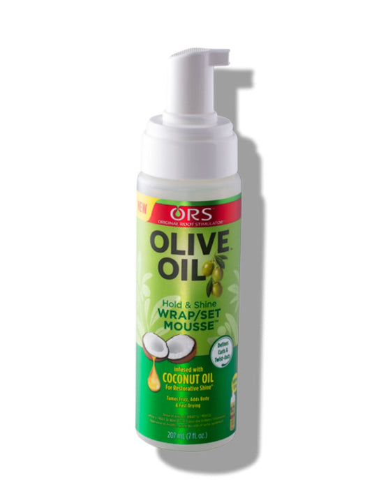 ORS Olive Oil Hold & Shine Wrap Set Mousse