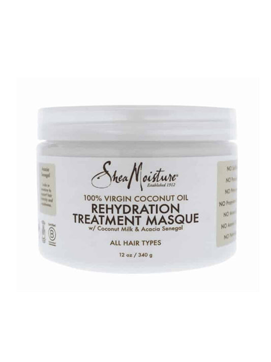 Shea Moisture 100% Virgin Coconut Oil Rehydration Treatment Masque – 12oz