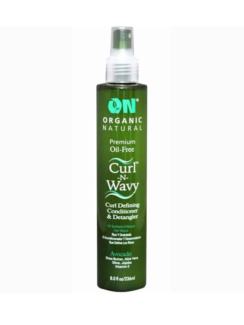 On Natural Premium Oil-free Remy Hair Curl-n-wavy Curl Defining Conditioner & Detangler – Avocado (8oz)