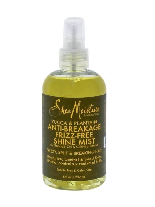 Shea Moisture Yucca & Plantain Anti-Breakage Frizz-Free Shine Mist – 8oz