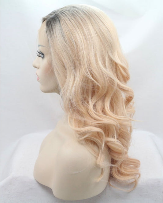 Synthetic Obmre Wavy Lace Front Wig